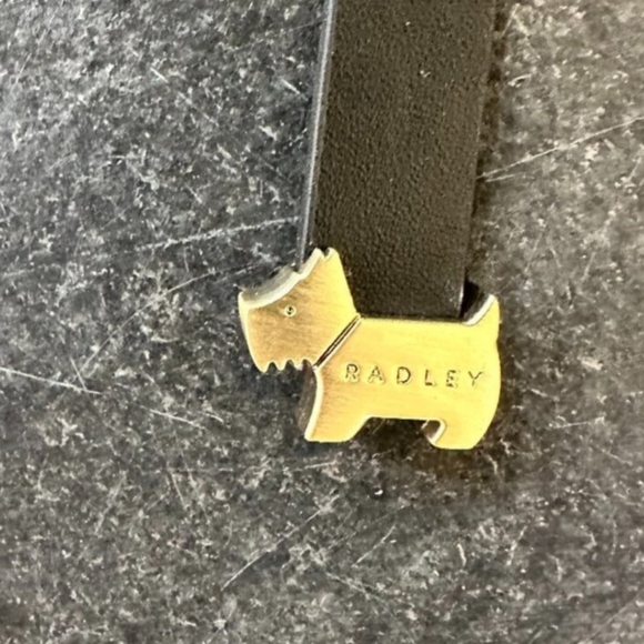 Radley Black Croc Embossed Clutch EUC - Picture 9 of 10